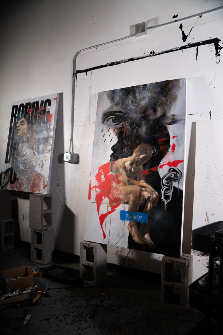 Your Breath Is A Fire That Will Consume You | Original Painting