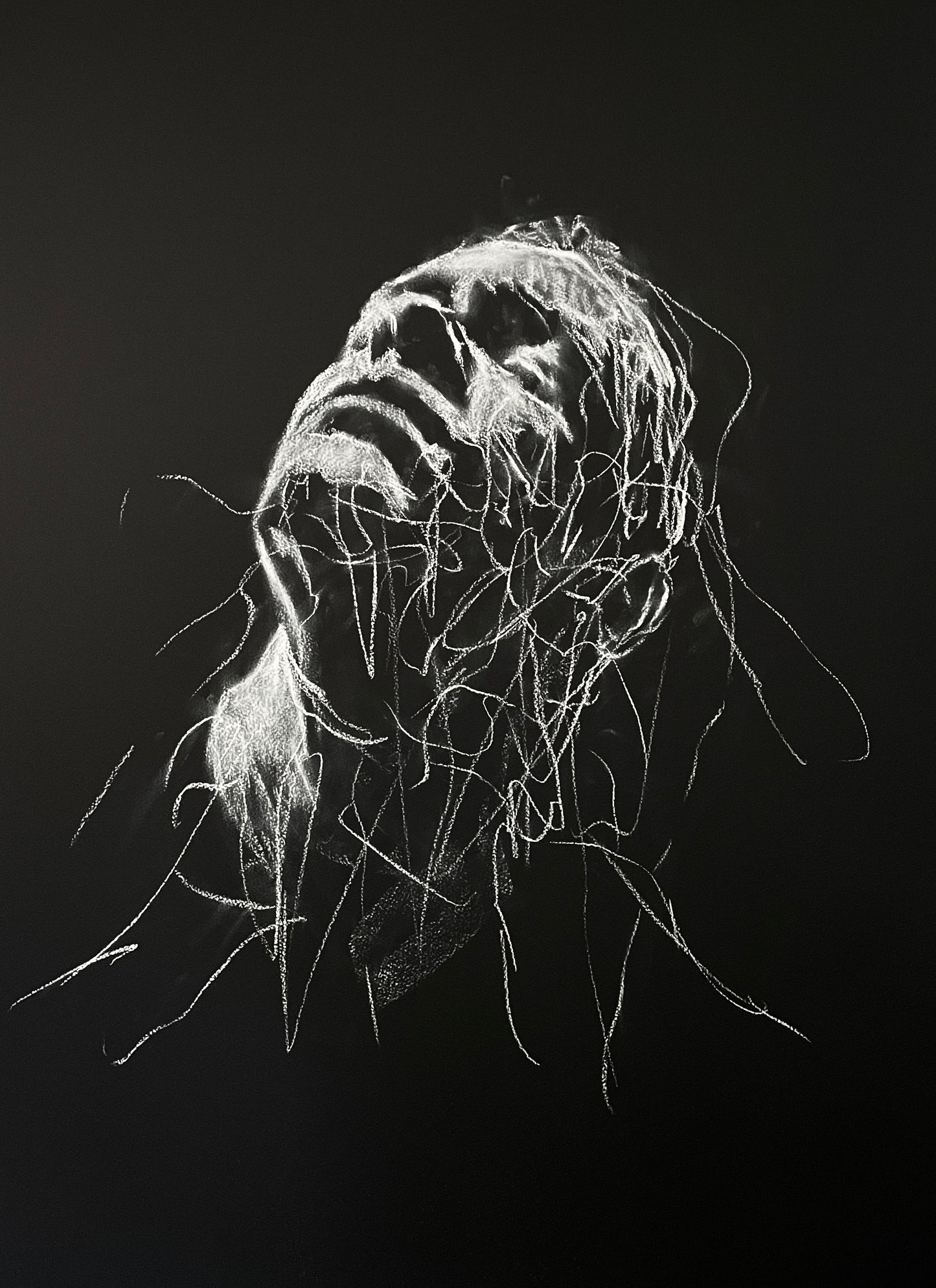 Unwinding Silence | Original Drawing