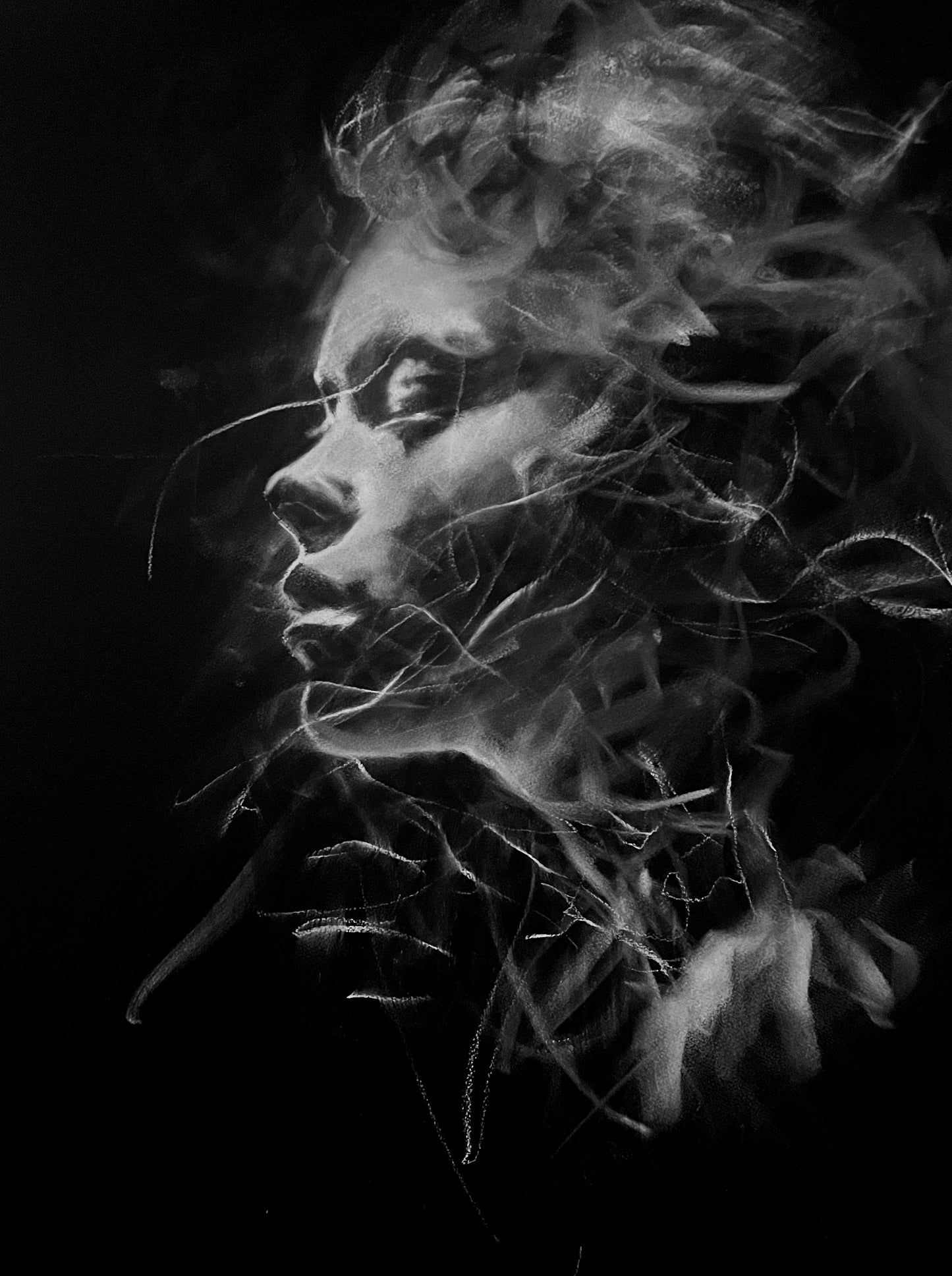 You have captured the mist of myself | Original Drawing
