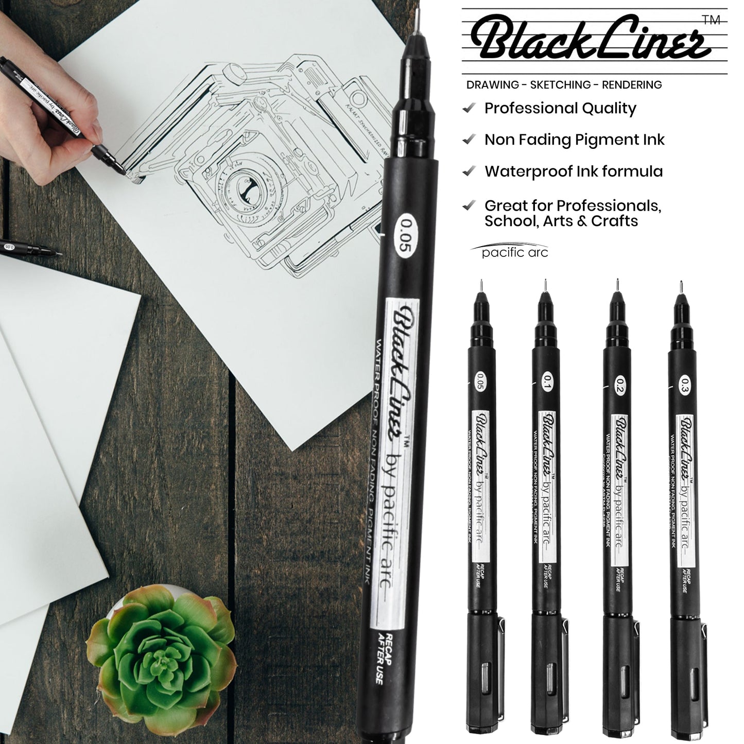 Black Liner Pen