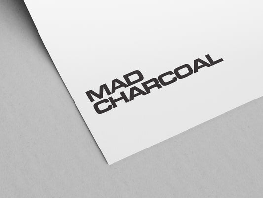 Mad Charcoal Black Decal Sticker 6 Inch