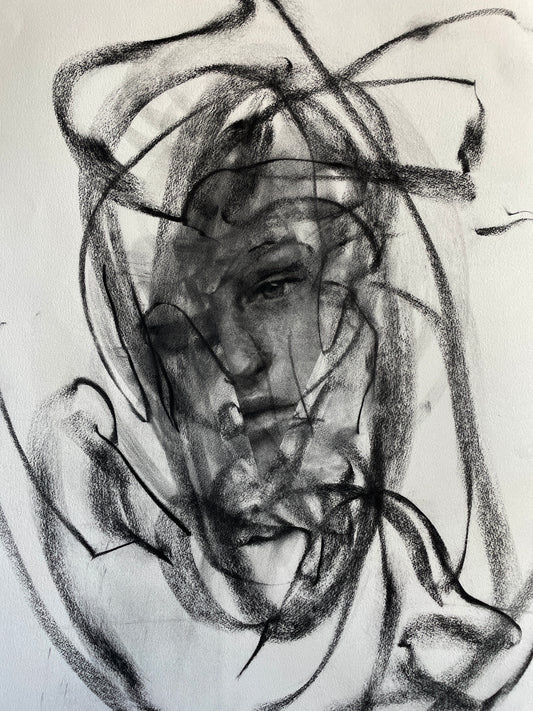 Fragment Of The Torn Veil | Original Drawing