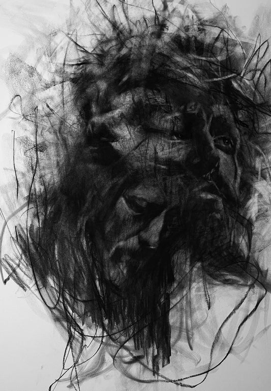 The Depths of His Suffering | Original Drawing