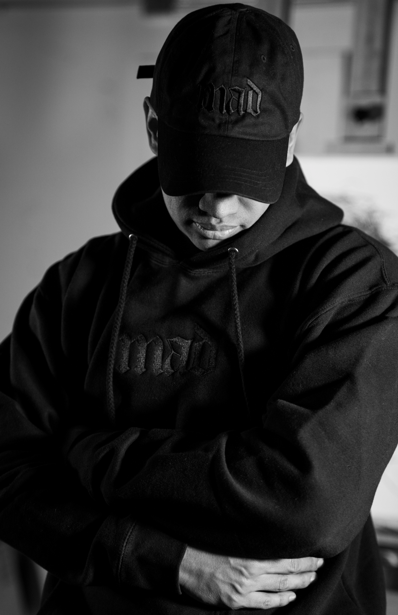 Mad Blackout Hoodie - Mad Charcoal